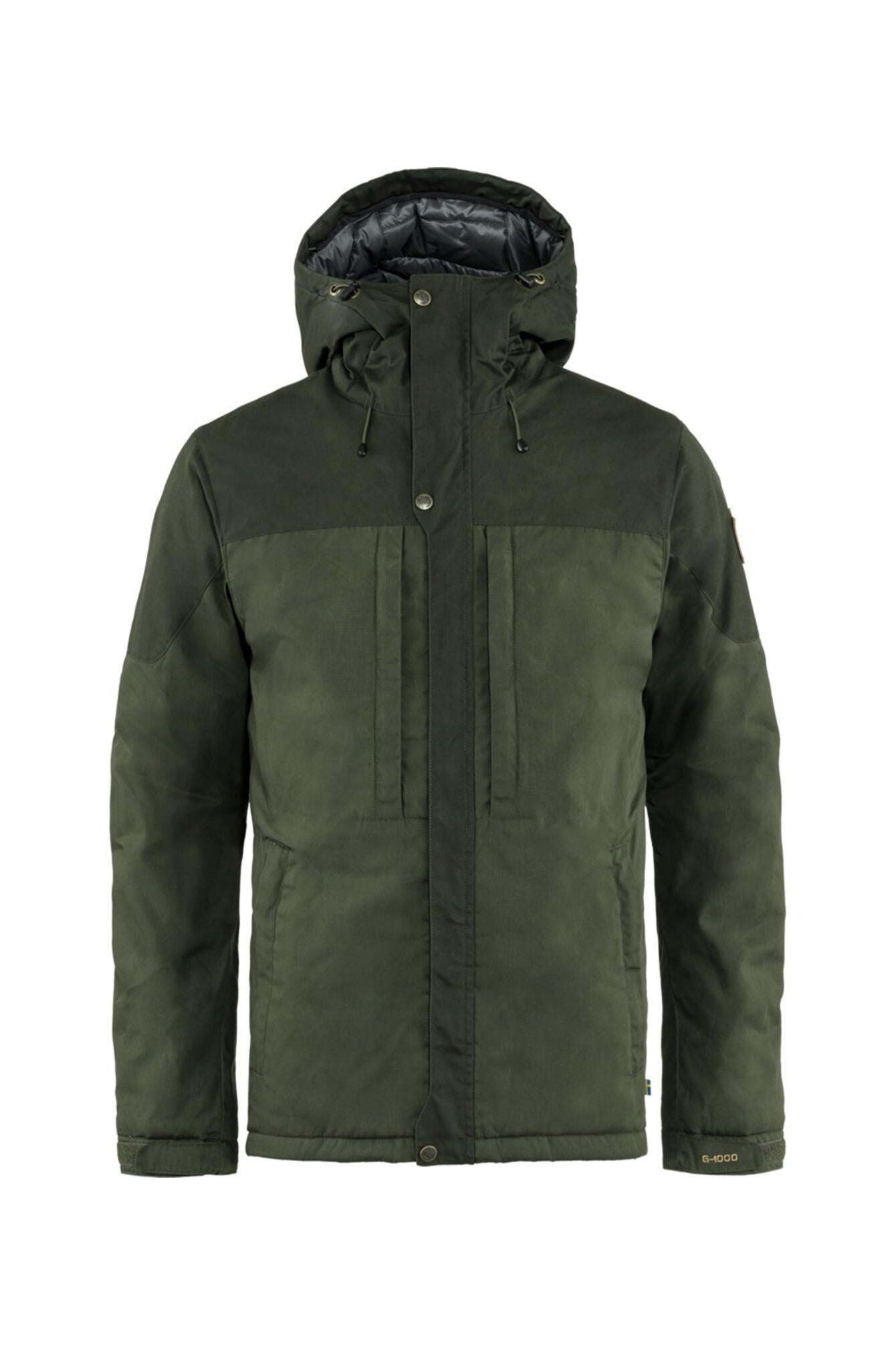 Wattierte Regenjacke - 662-Deep Forest - Grün