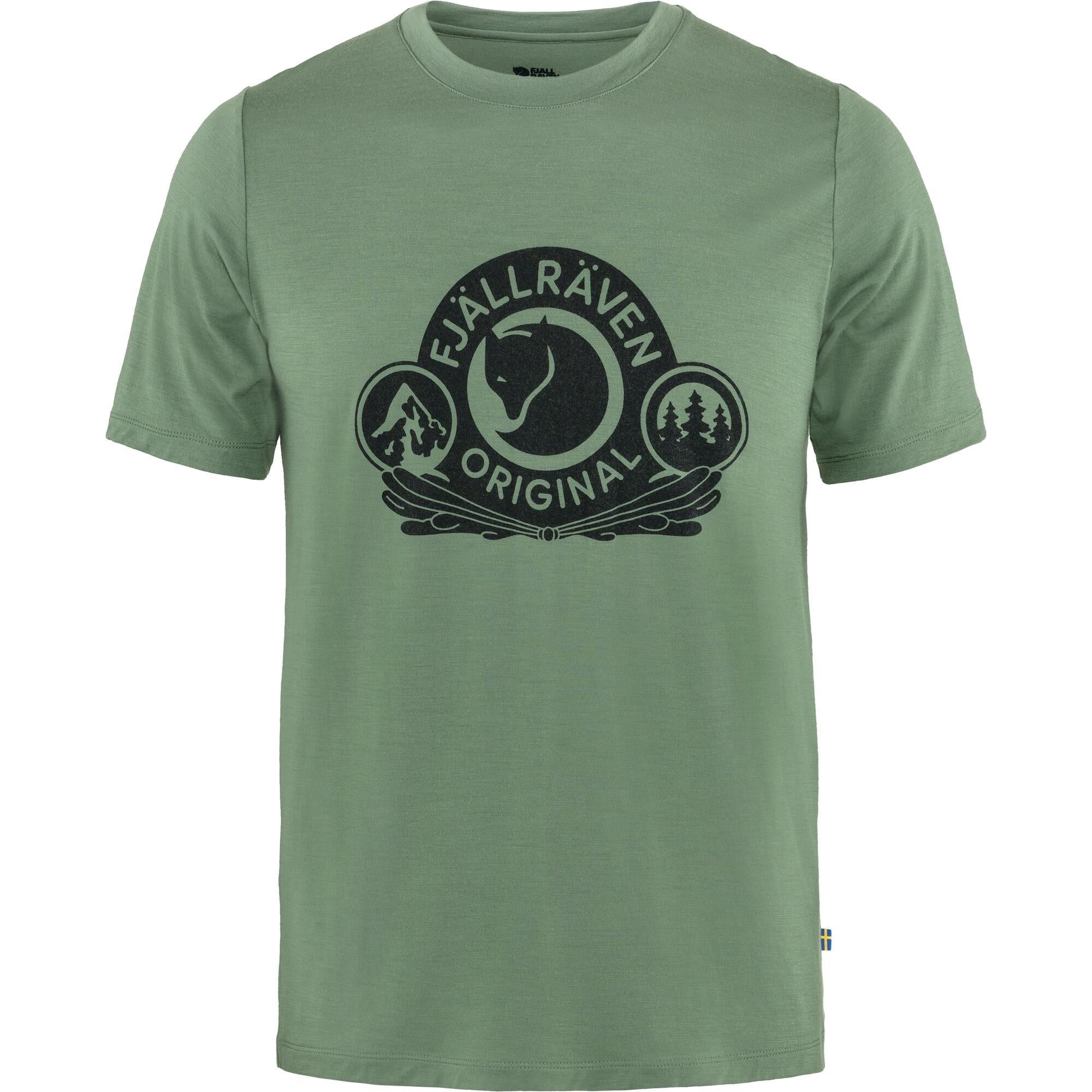 T-Shirt mit Logoprint - 614-Patina Green - Grün