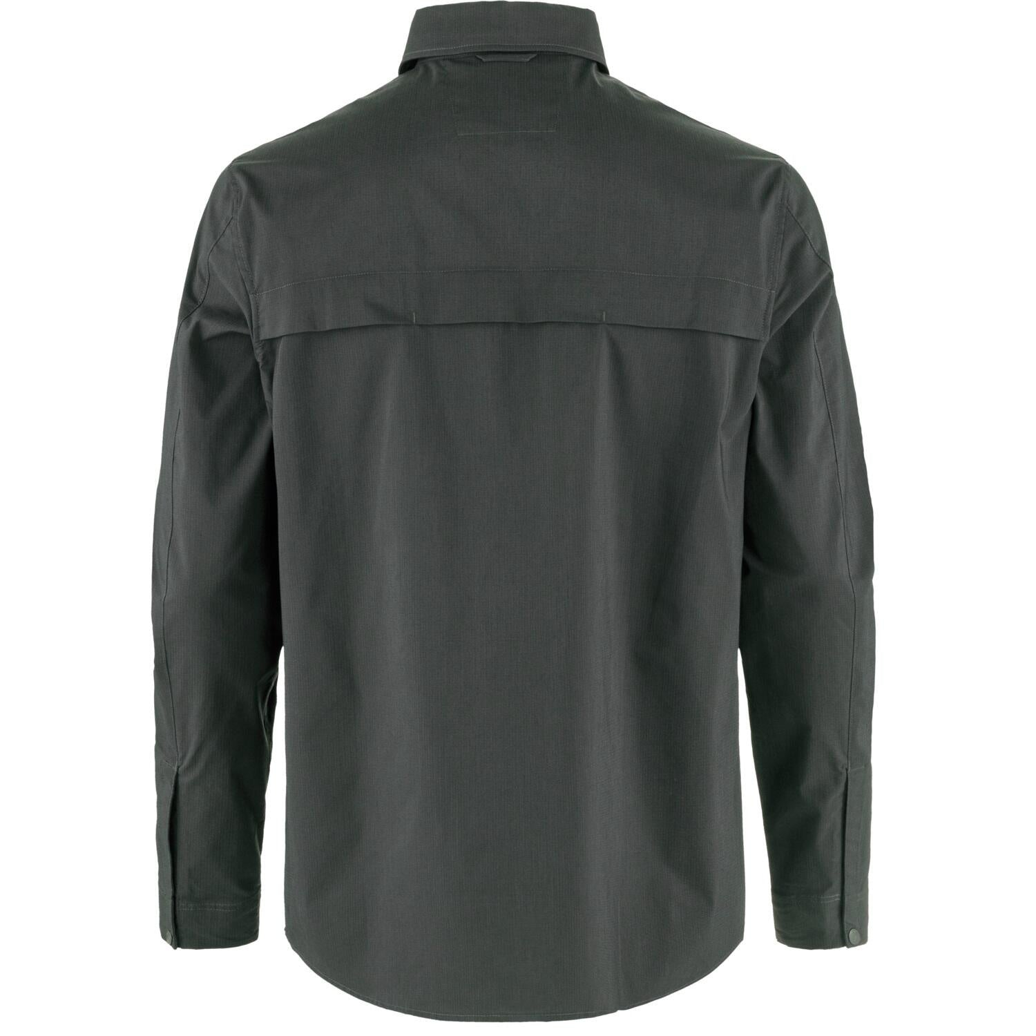 Hemd Abisko Trail Shirt - 030-Dark Grey - Grau