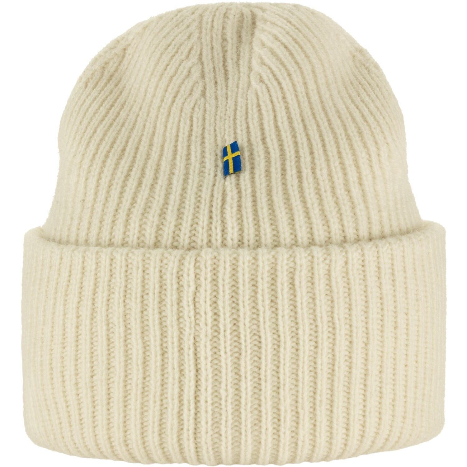 Strickmütze aus Wolle - 113-Chalk White - Creme