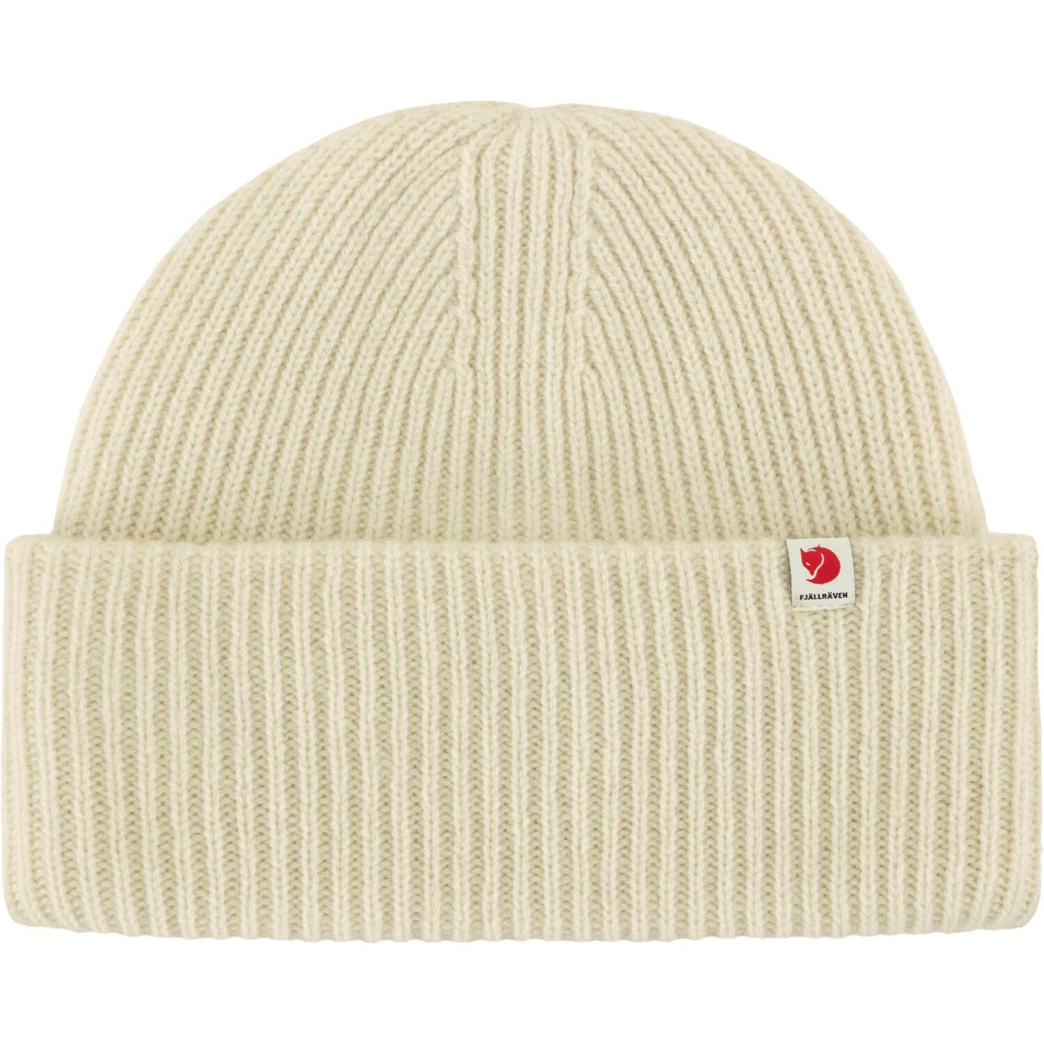 Strickmütze aus Wolle - 113-Chalk White - Creme
