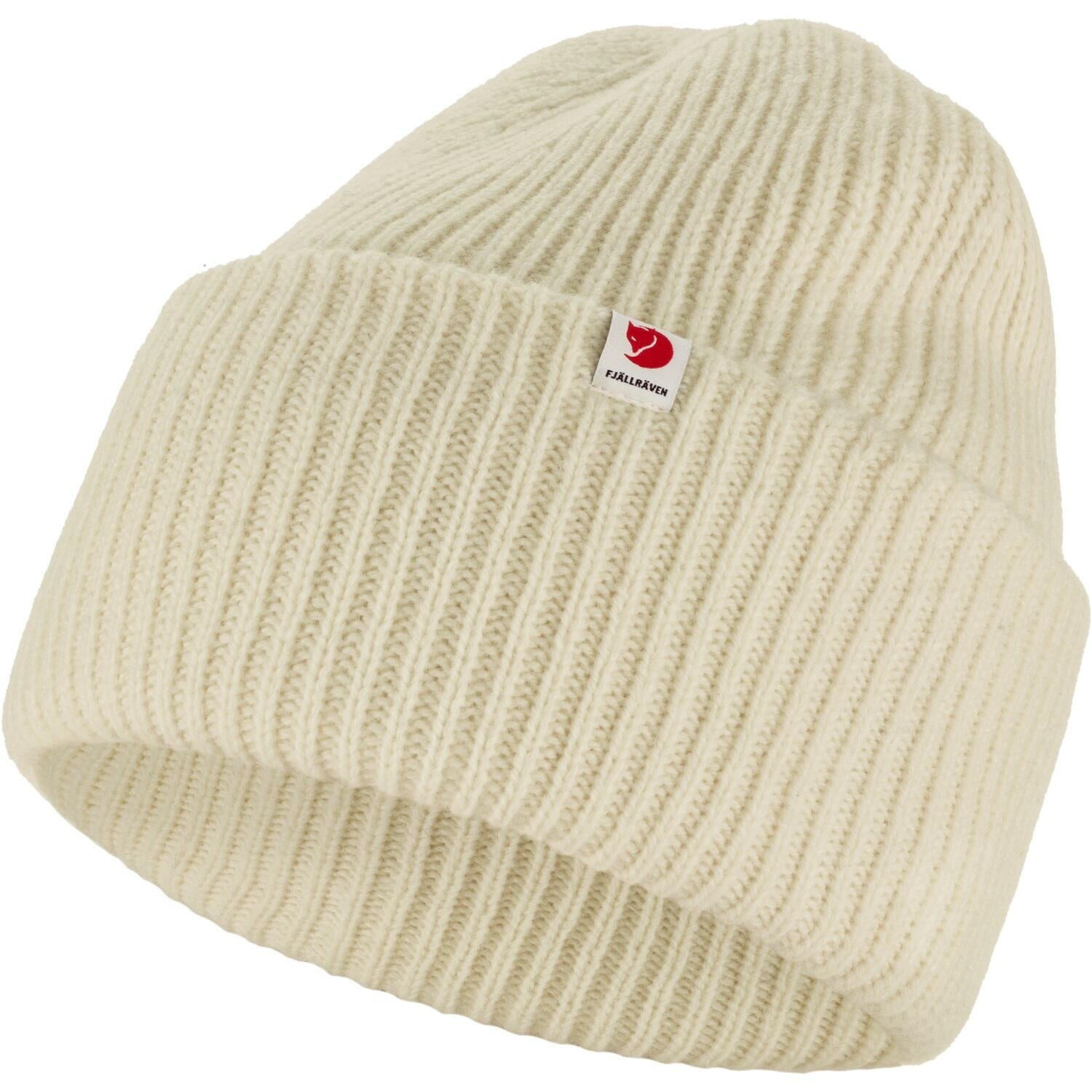 Strickmütze aus Wolle - 113-Chalk White - Creme