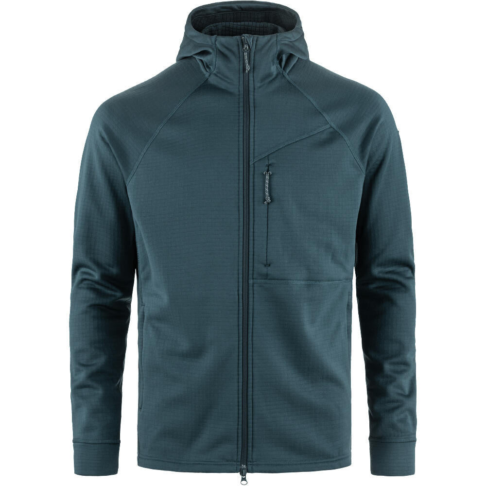 Sweatjacke aus Fleece - 570-Mountain Blue - Blau