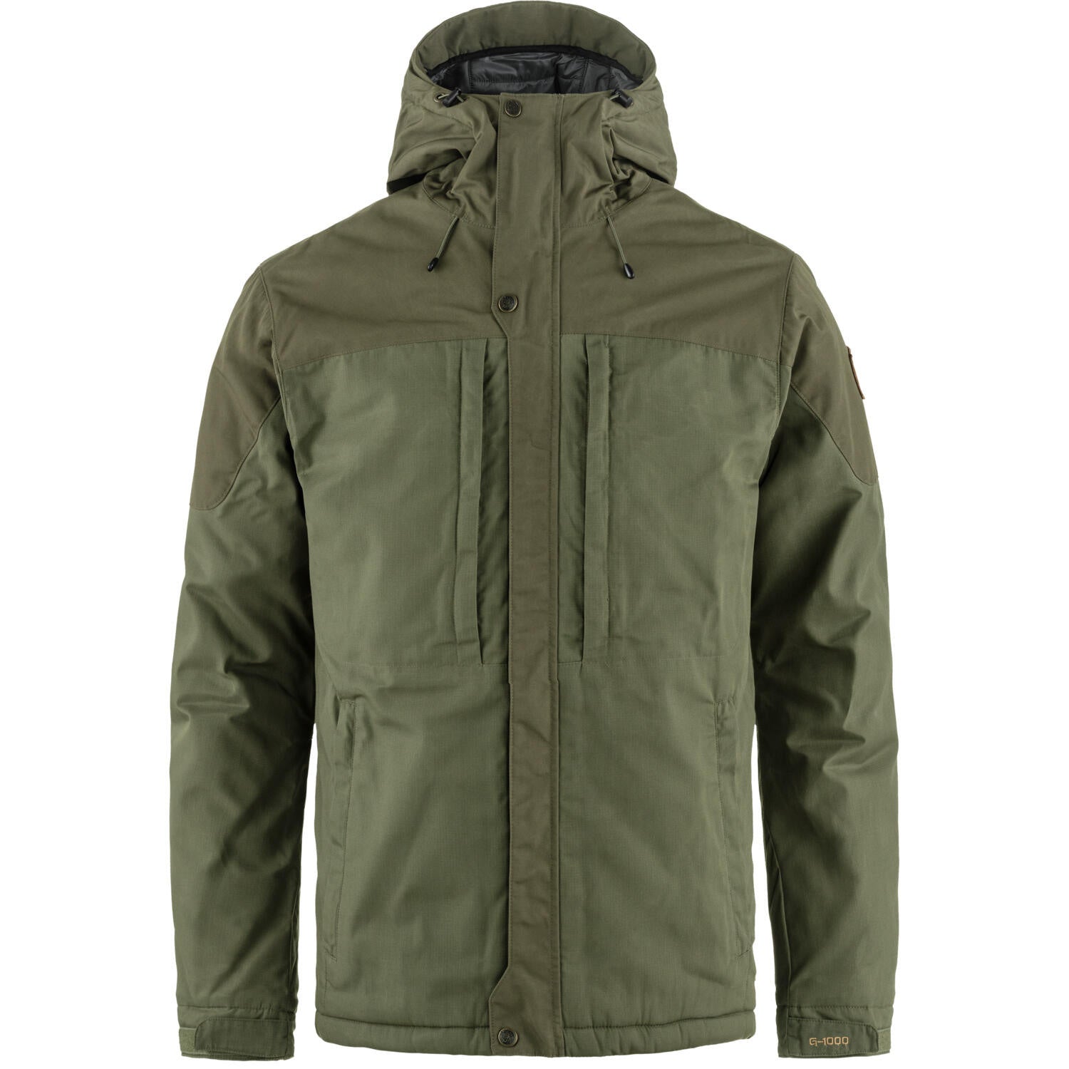 Steppjacke SKOGSÖ mit Kapuze - 625-Laurel Green - Grün