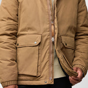 Winterjacke ÖVIK mit Kapuze - 265-Wood Brown - Braun