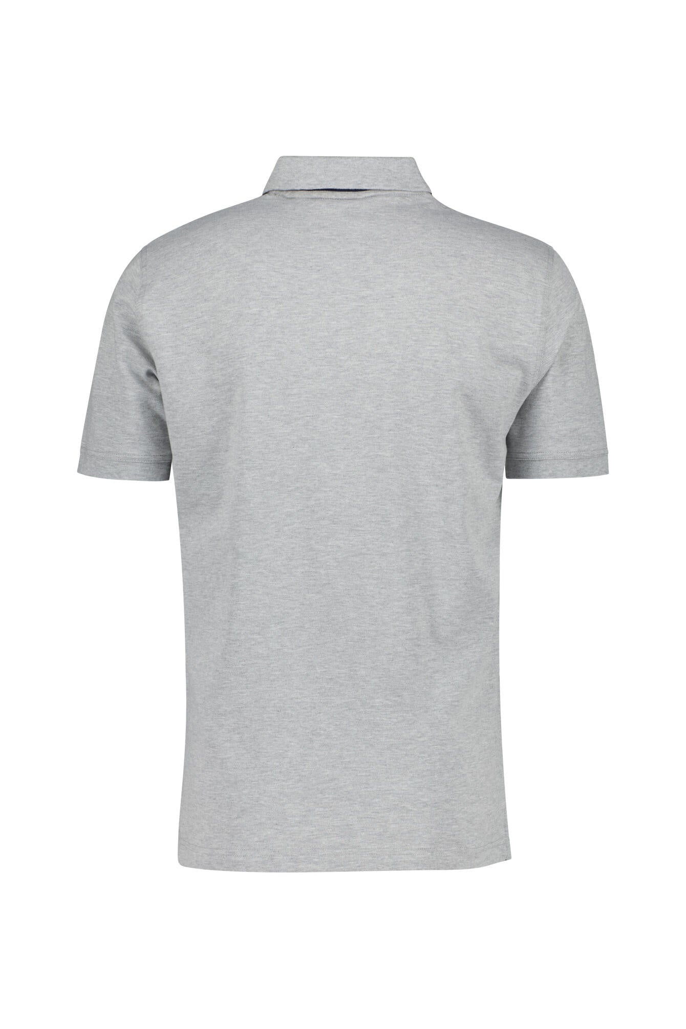 Poloshirt aus Baumwolle - 93-GREY MELANGE - Grau