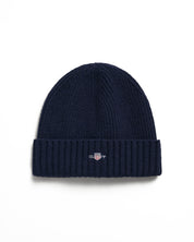 Strickmütze mit Logo - 410-MARINE - Blau