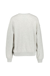 Sweatshirt mit Logostick - 80-PALE GREY MELANGE - Grau