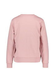 Sweatshirt mit aufgesticktem Logo - 674-DUSTY PINK - Rosa