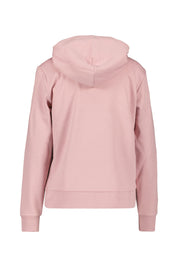 Sweatshirtjacke mit Kapuze - 674-DUSTY PINK - Rosa