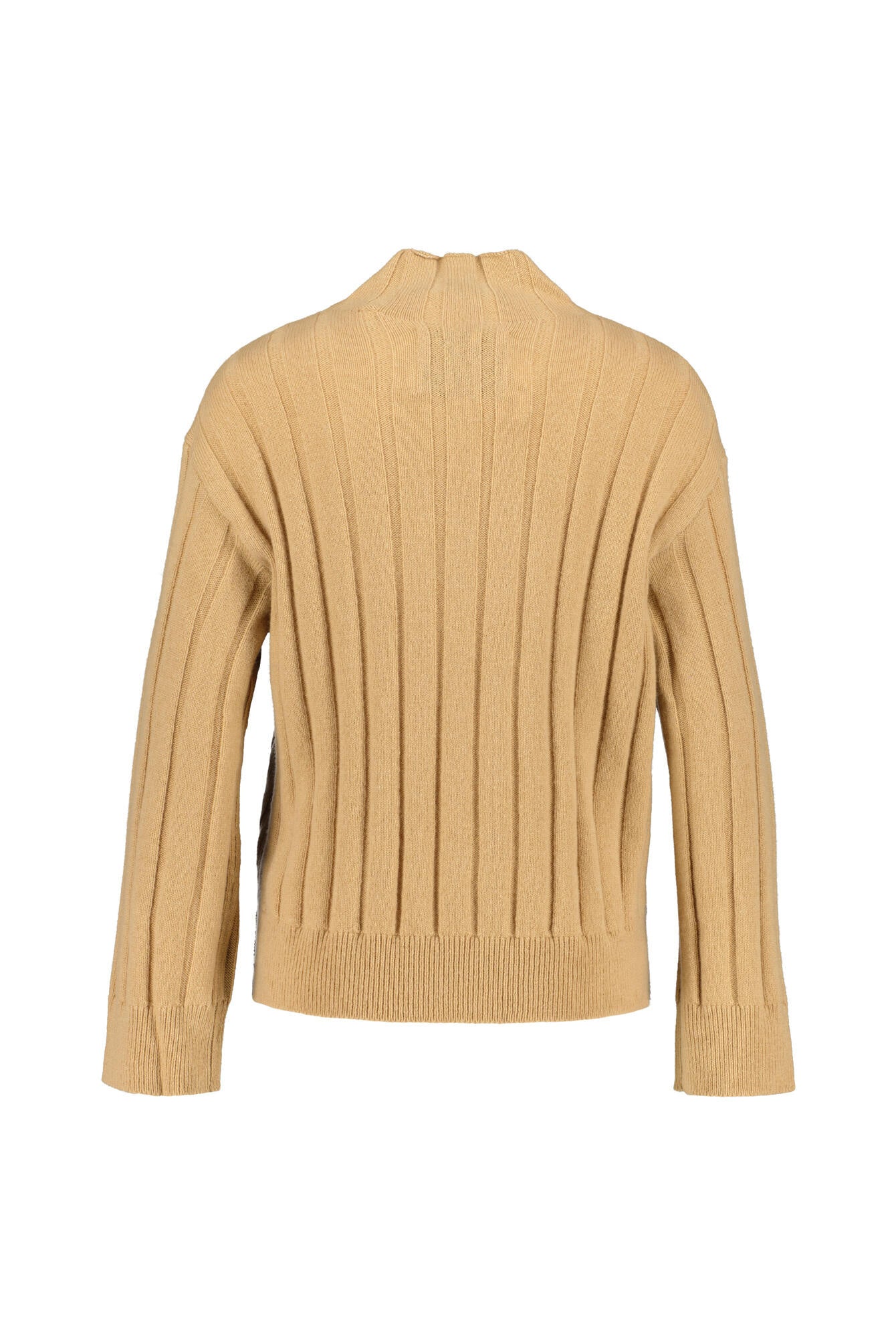 Strickpullover aus Wollmix - 269-CARAMEL BEIGE - Beige