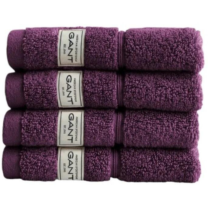 4er-Pack Gästetücher 30x30 - 554-DEEP PLUM - Violett