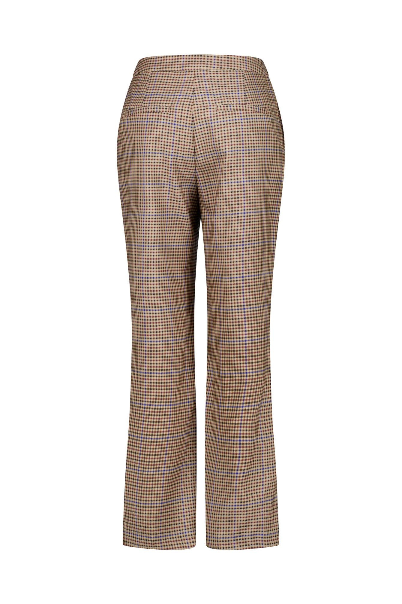 Verkürzte Slacks mit Boot Cut - 248-DARK KHAKI - Beige