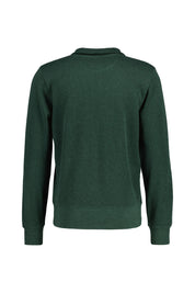 Sweatshirt mit 1/2 Zip - 374-TARTAN GREEN - Grün