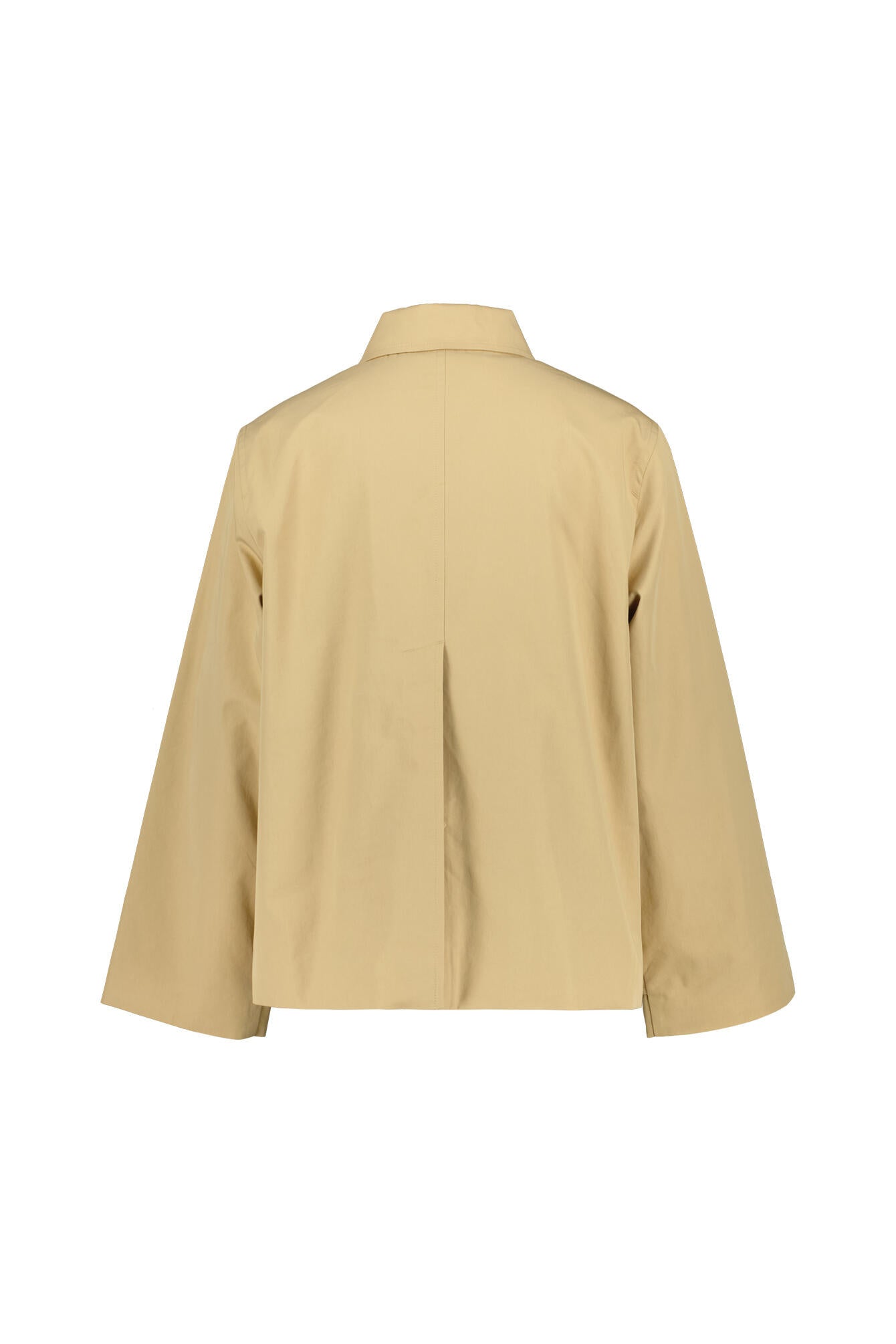 Kurzmantel aus Baumwolle - 232-OAK BEIGE - Beige