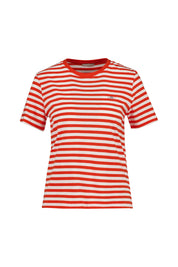 T-Shirt aus Bio Baumwolle - 651-ORANGE RED - Rot