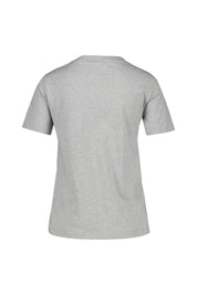 T-Shirt aus Baumwolle - 94-LIGHT GREY MELANGE - Grau