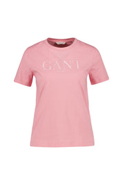 T-Shirt aus Baumwolle - 627-GERANIUM PINK - Pink