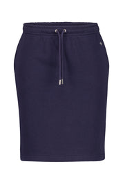 Sweatrock Mini aus Baumwolle - 433-EVENING BLUE - Blau