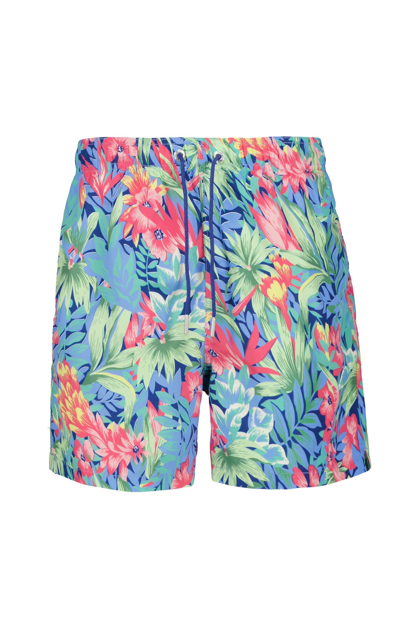 Badeshorts im Tropical-Print - 416-DEEP COBALT - Mehrfarbig