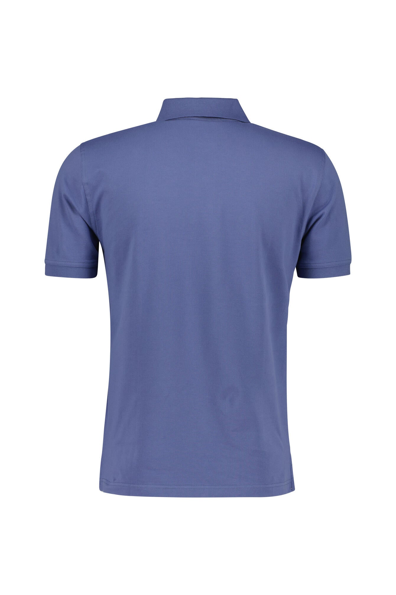 Poloshirt aus Baumwolle - 401-DUSTY NAVY - Blau