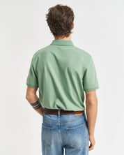 Poloshirt aus Baumwolle - 362-KALAMATA GREEN - Grün