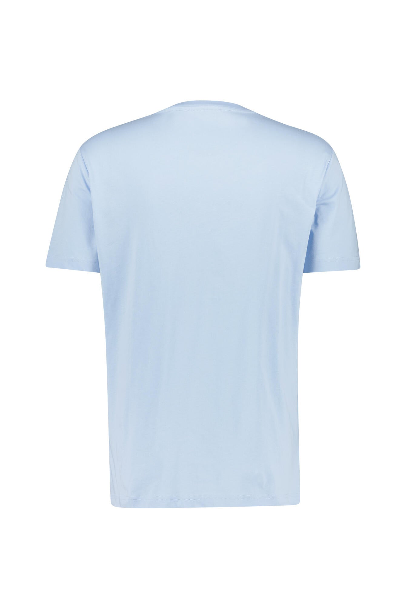 T-Shirt aus Baumwolle - 457-FRESH BLUE - Blau