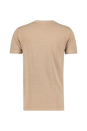 T-Shirt aus Baumwolle - 277-DRY SAND - Beige