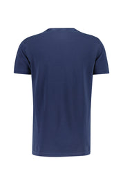 T-Shirt aus Baumwolle - 423-PERSIAN BLUE - Blau