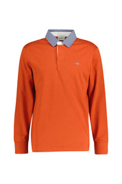 Rugby-Poloshirt Regular Fit - 845-DEEP ORANGE - Orange