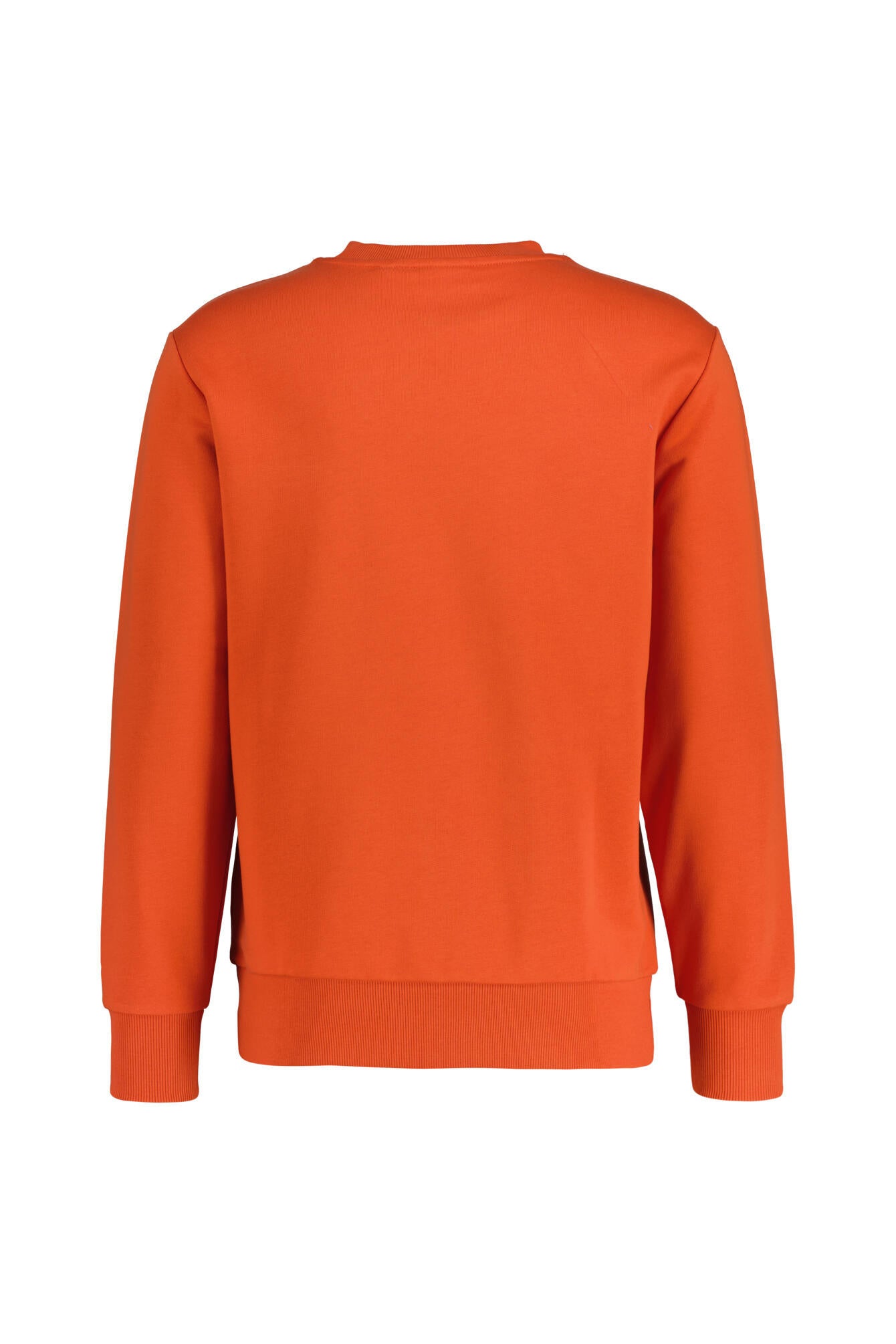 Sweatshirt aus Baumwolle - 845-DEEP ORANGE - Orange