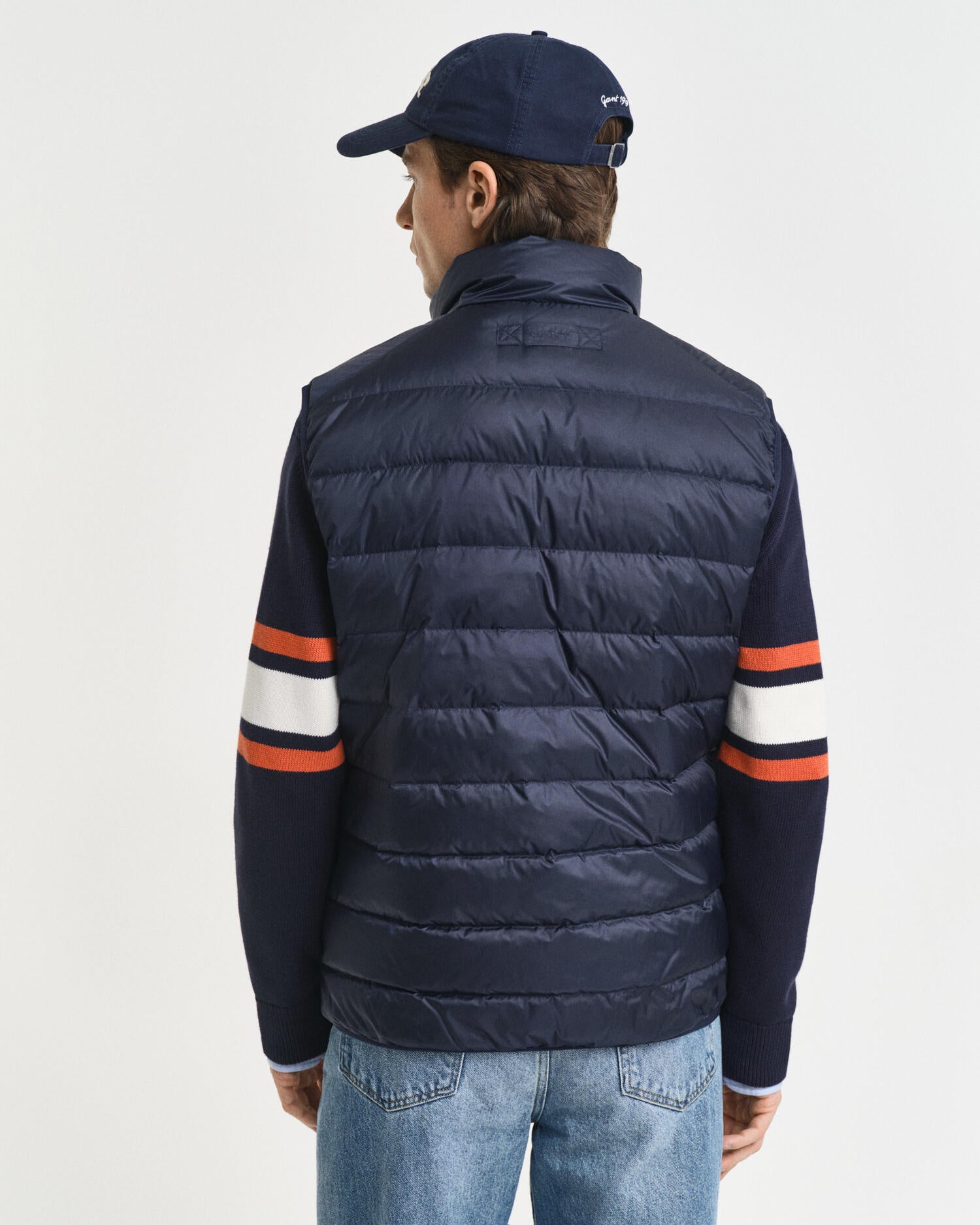 Daunenweste Regular Fit - 433-EVENING BLUE - Blau