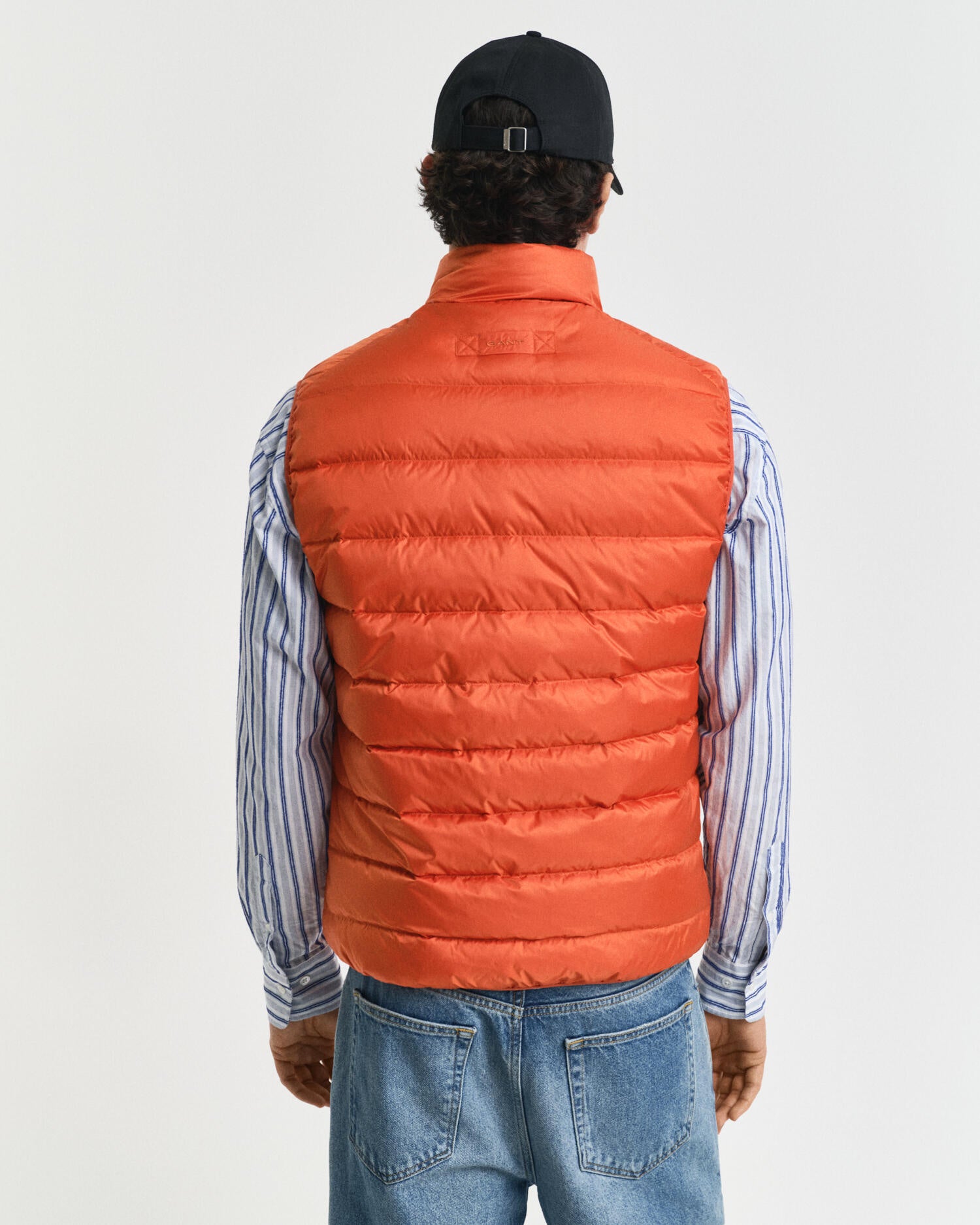 Daunenweste Regular Fit - 845-DEEP ORANGE - Orange