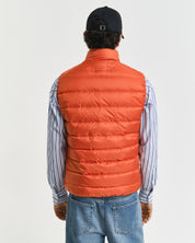 Daunenweste Regular Fit - 845-DEEP ORANGE - Orange