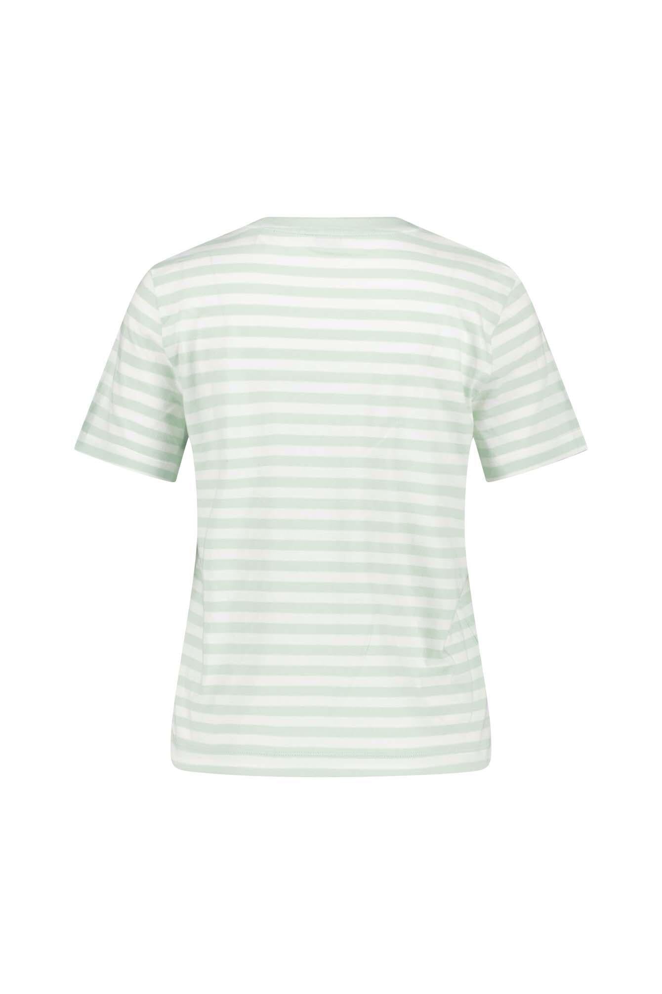 T-Shirt aus Baumwolle - 355-FADED MINT - Grün