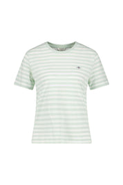 T-Shirt aus Baumwolle - 355-FADED MINT - Grün