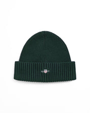 Strickmütze aus Baumwollmix - 374-TARTAN GREEN - Grün