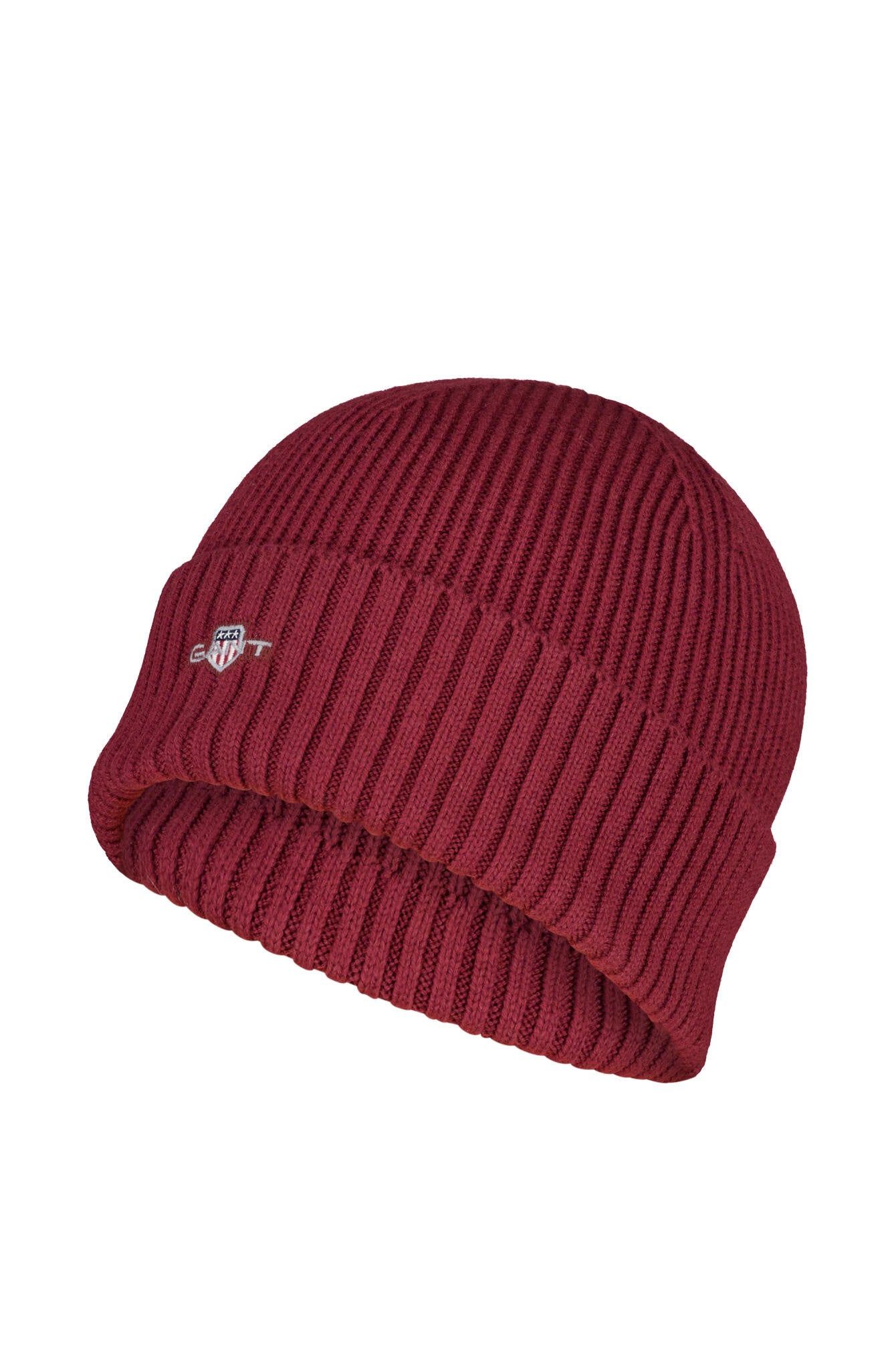 Strickmütze aus Baumwollmix - 604-PLUMPED RED - Rot
