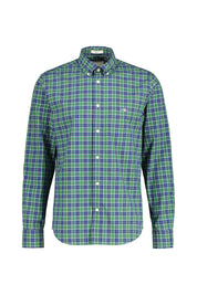 Hemd Regular Fit aus Popeline - 338-FOREST GREEN - Grün