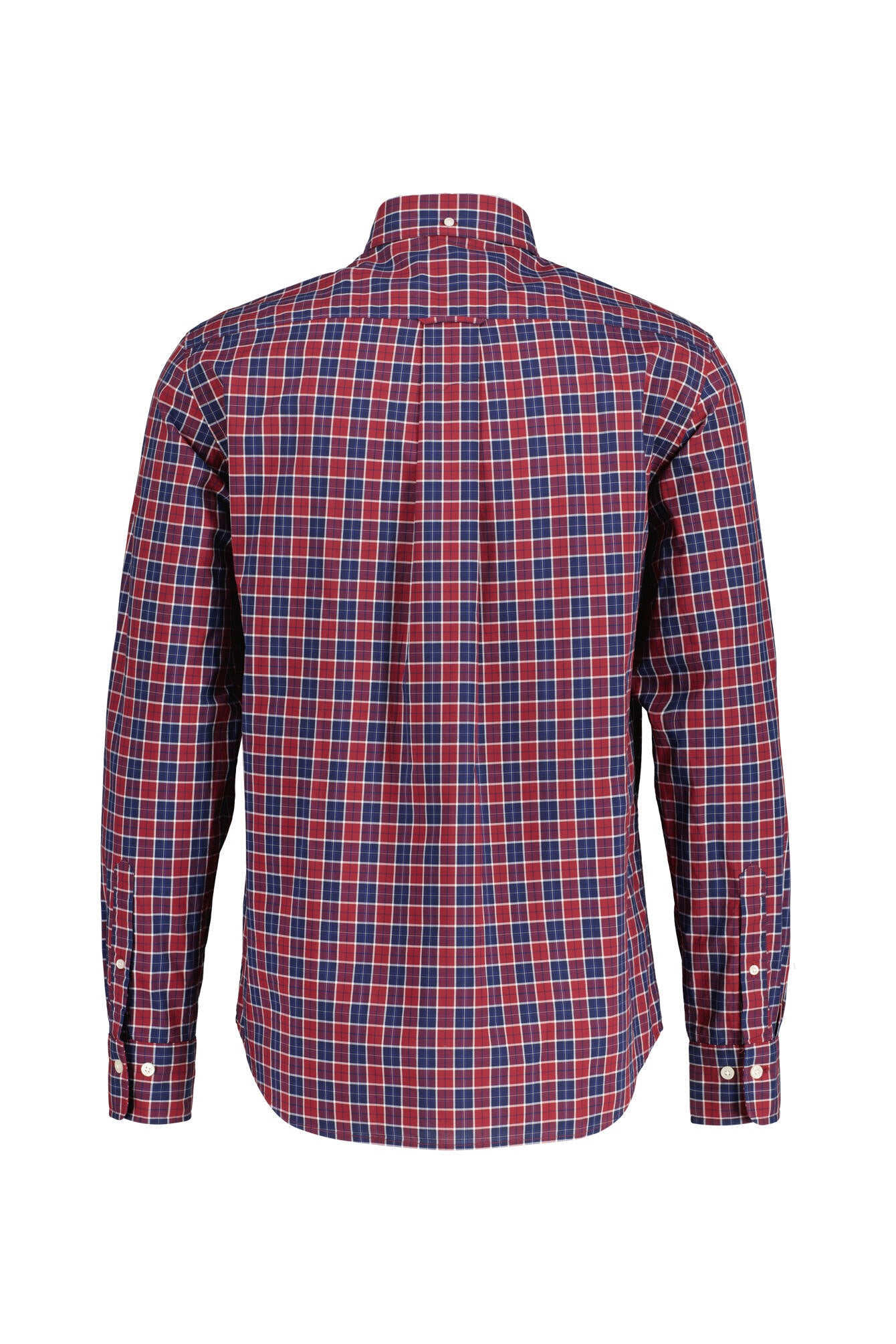 Hemd Regular Fit aus Popeline - 604-PLUMPED RED - Rot