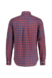 Hemd Regular Fit aus Popeline - 604-PLUMPED RED - Rot