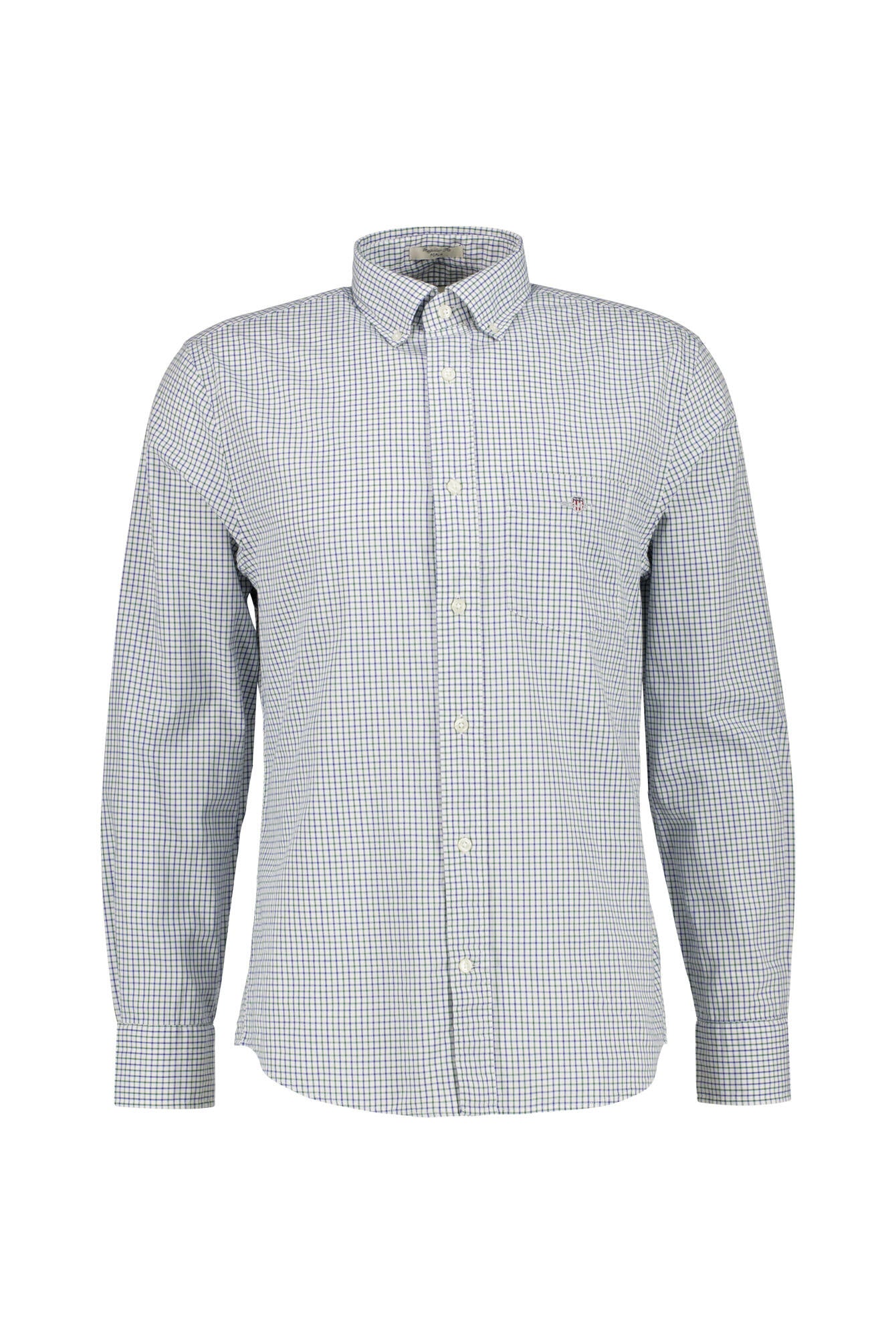 Popeline-Hemd Regular Fit - 338-FOREST GREEN - Grün