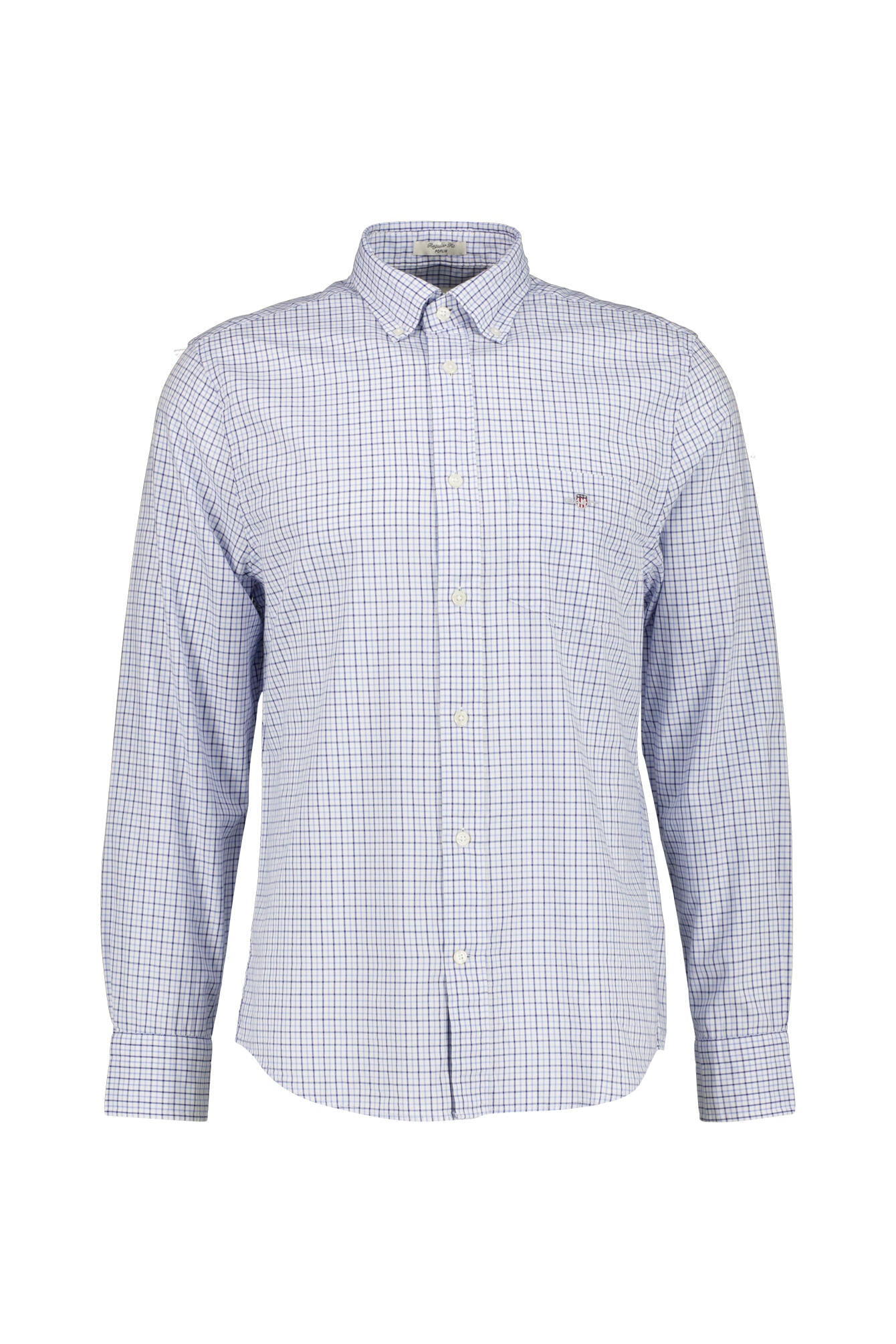 Popeline-Hemd Regular Fit - 427-CLEAR SKY - Blau