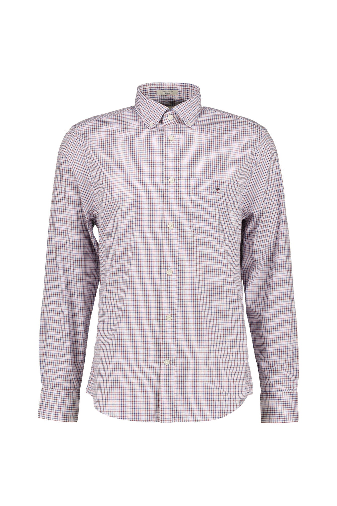 Popeline-Hemd Regular Fit - 604-PLUMPED RED - Rot