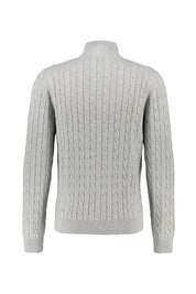 Strickjacke - 93-GREY MELANGE - Grau