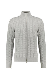 Strickjacke - 93-GREY MELANGE - Grau