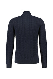 Strickjacke - 433-EVENING BLUE - Blau