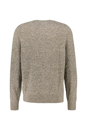 Strickpullover aus Wollmix - 281-BROWN MELANGE - Braun