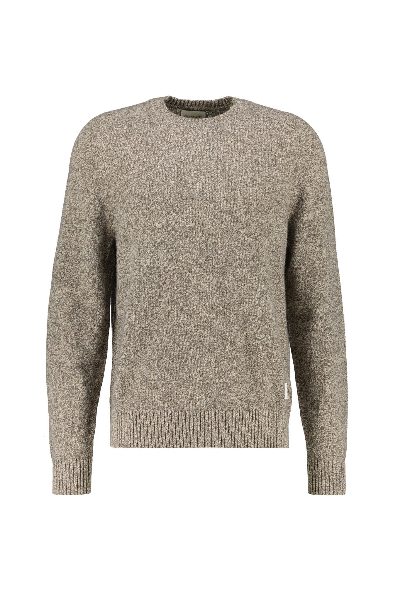 Strickpullover aus Wollmix - 281-BROWN MELANGE - Braun