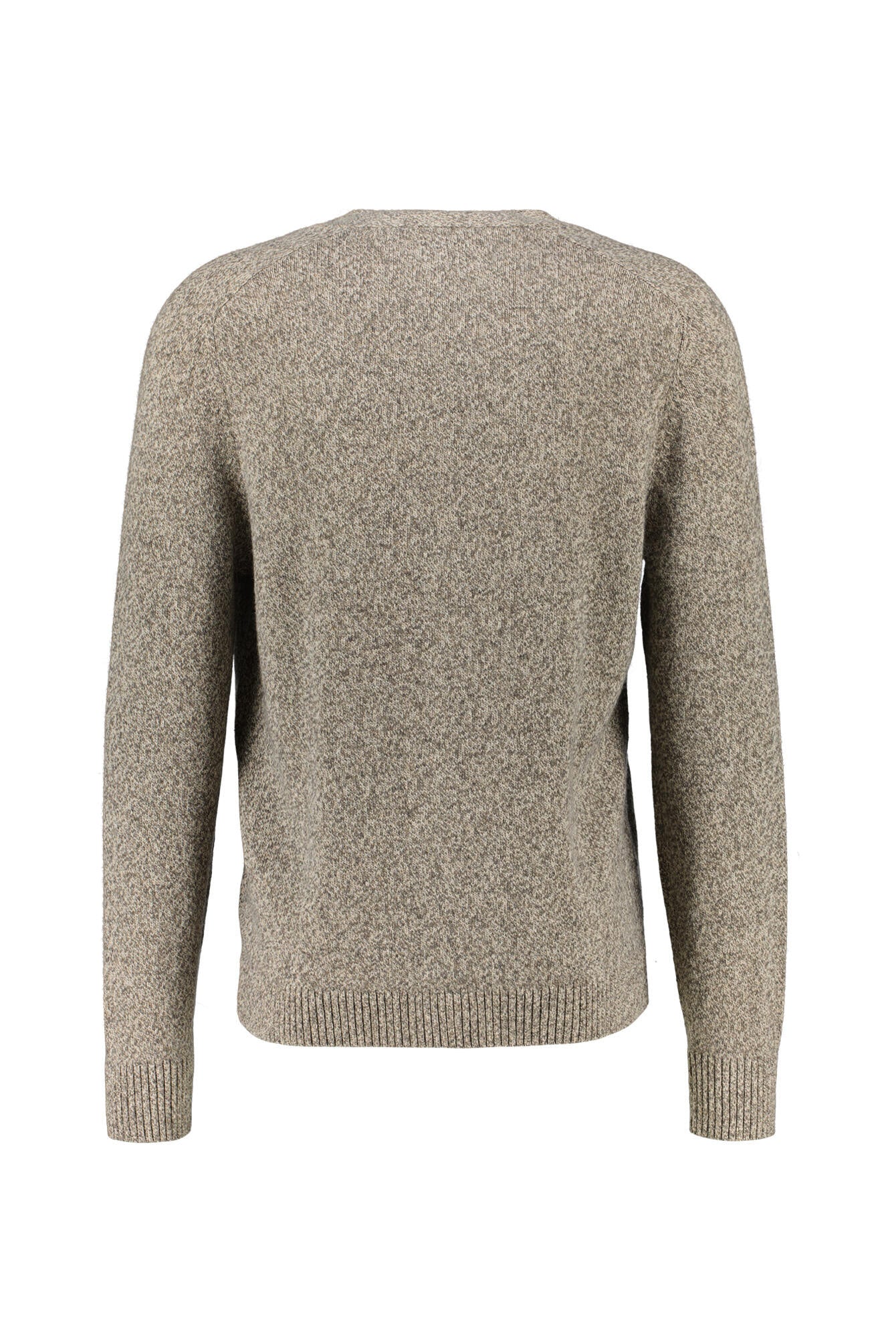 Strickcardigan aus Wollmix - 281-BROWN MELANGE - Braun